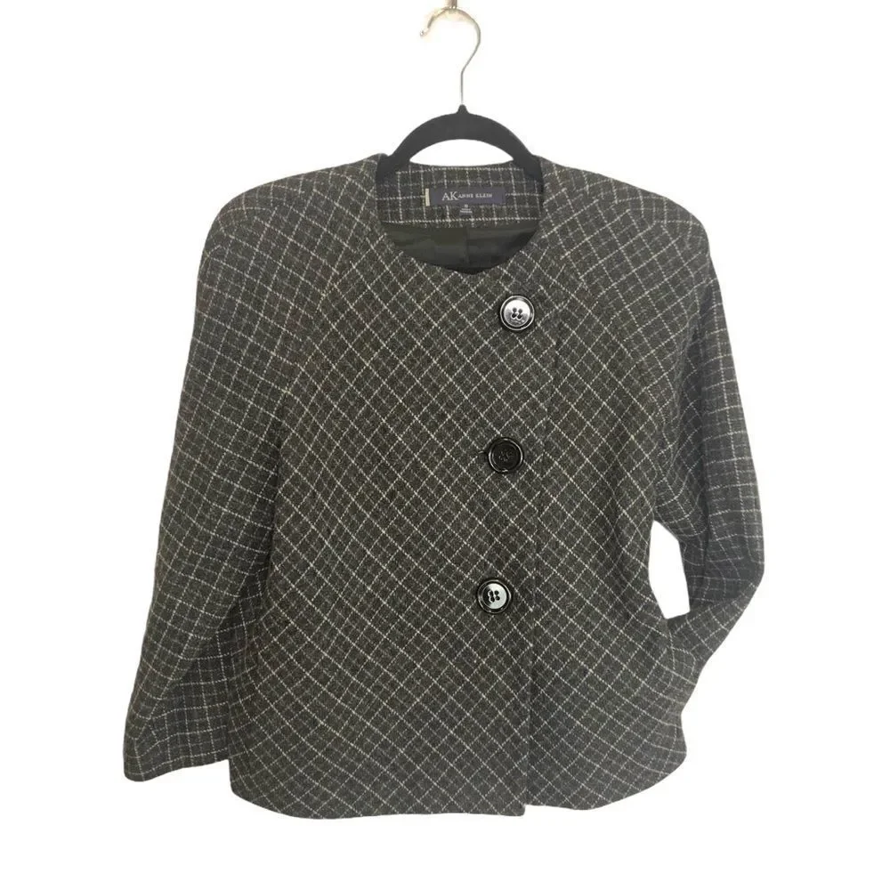 💕Anne Klein lambs wool coat size 10